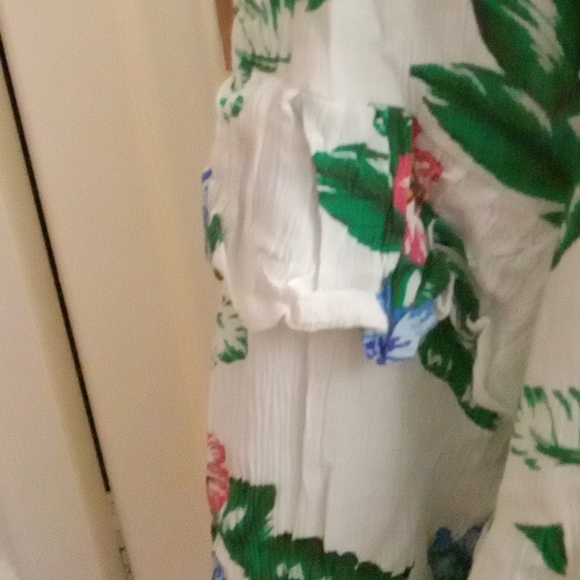 Gauze tropical baby doll top - Picture 3 of 5